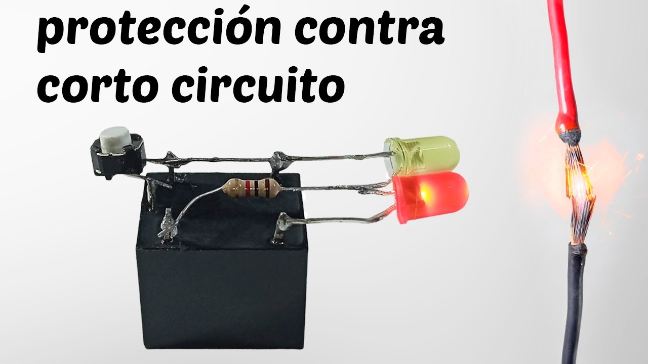 como hacer un protector de corto circuito, protección contra corto circuito