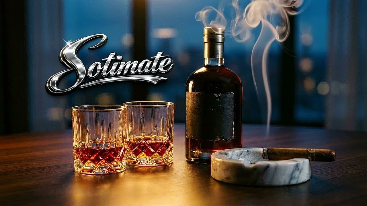 Whiskey Blues – Slow Burning Emotional Guitar & Smoke