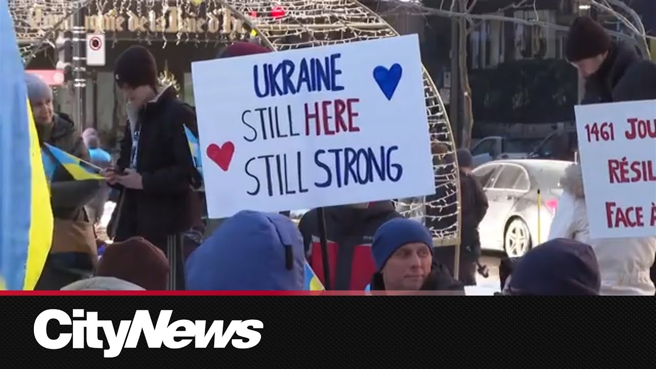 Montrealers mark four years of Ukraine invasion