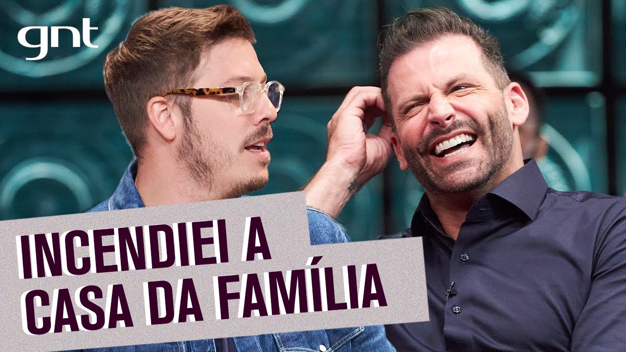 Henri Castelli relembra quando colocou fogo na casa | Que Hist&oacute;ria &eacute; essa, Porchat?