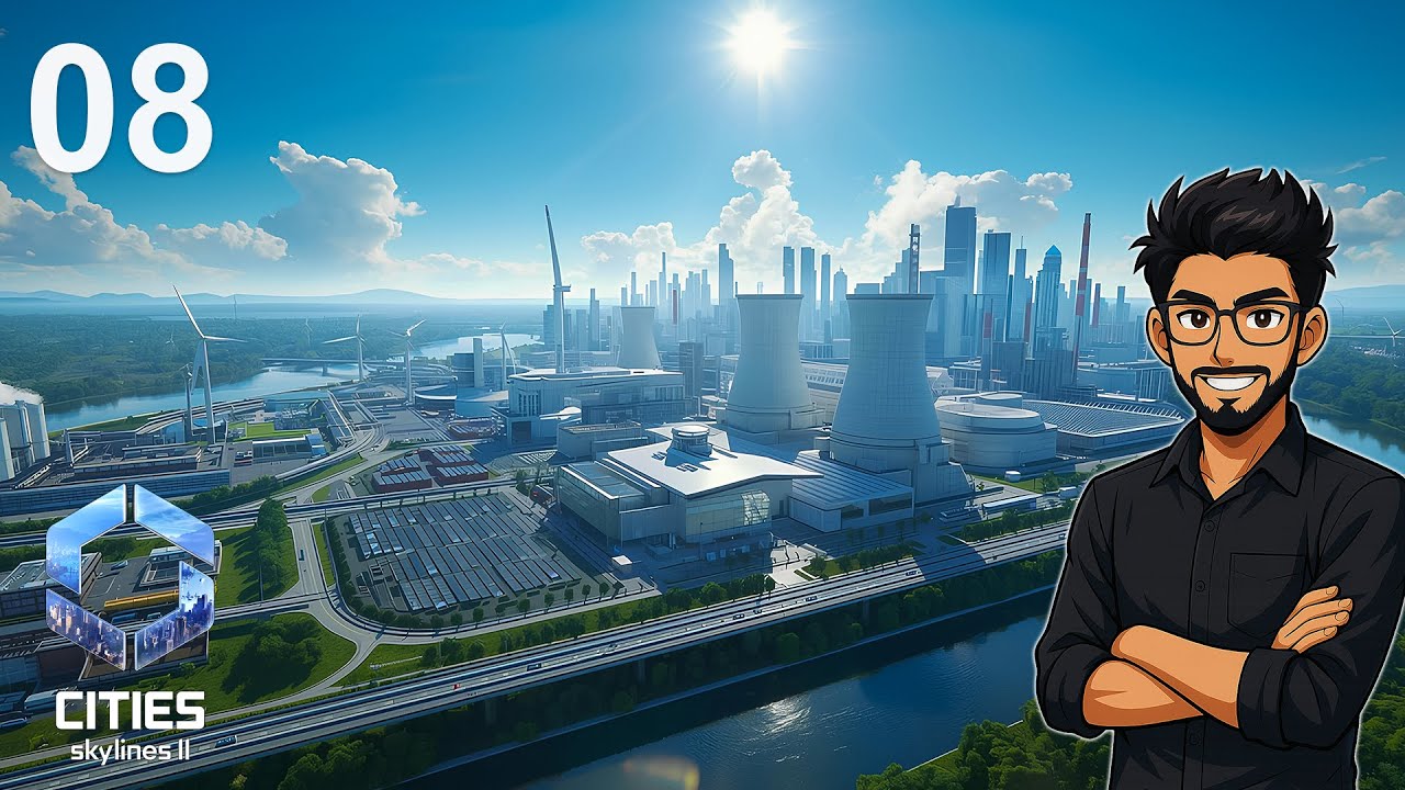 ⚡ NUCLEAR POWER CITY 💥 OIL & ORE EXTRACTION, ⚙️ ELECTRICITY EXPORT | CITIES SKYLINES 2 HINDI EP 8