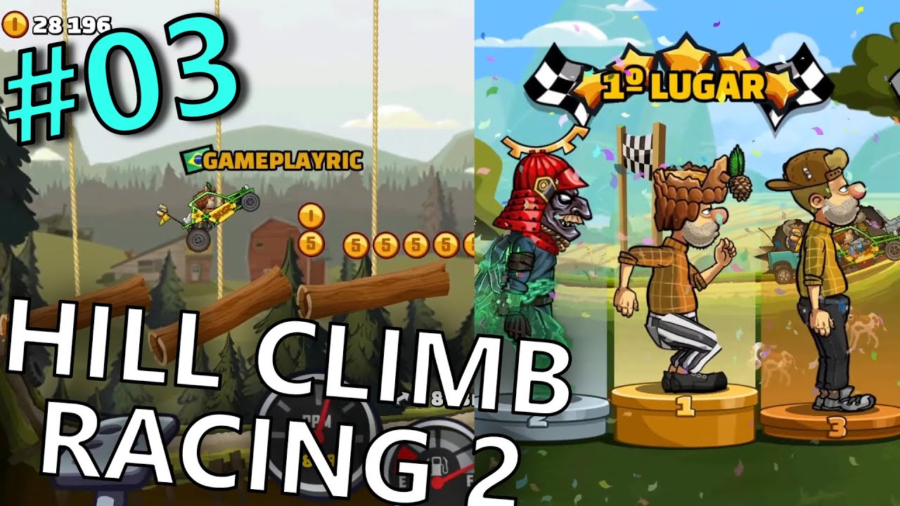 #03 - LIVE DE HILL CLIMB RACING 2. SEGUINDO COM A PARTE 03! VAI ACOMPANHAR? @GameplaydoRicardo
