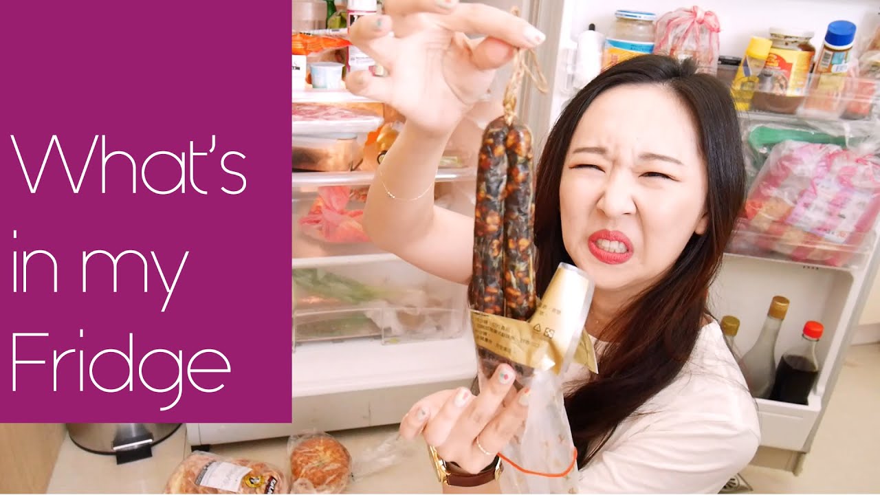 我的冰箱裡有甚麼!! What's in my fridge  l  Hello Catie