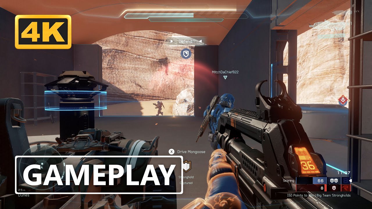 Halo 5 Big Team Xbox Series X Gameplay 4K