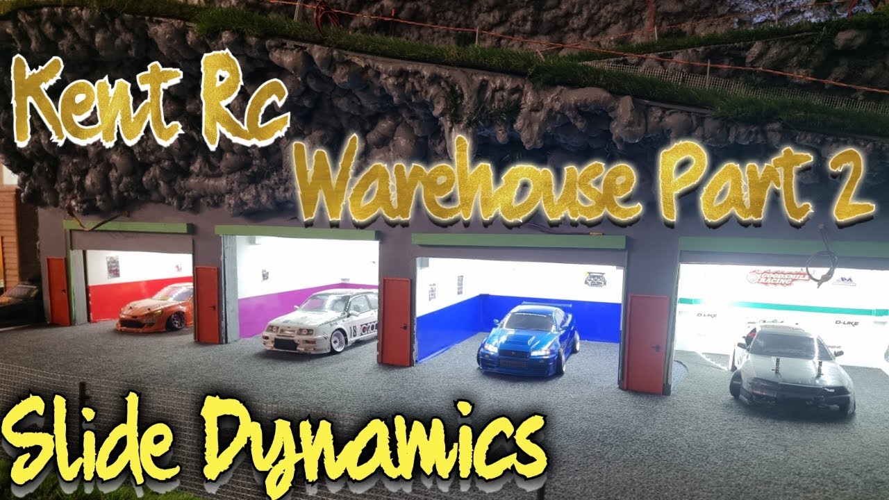 Kent Rc warehouse (SLIDE DYNAMICS) PART 2- Rc Drifting with the lights OFF! (EPIC SHOTS)