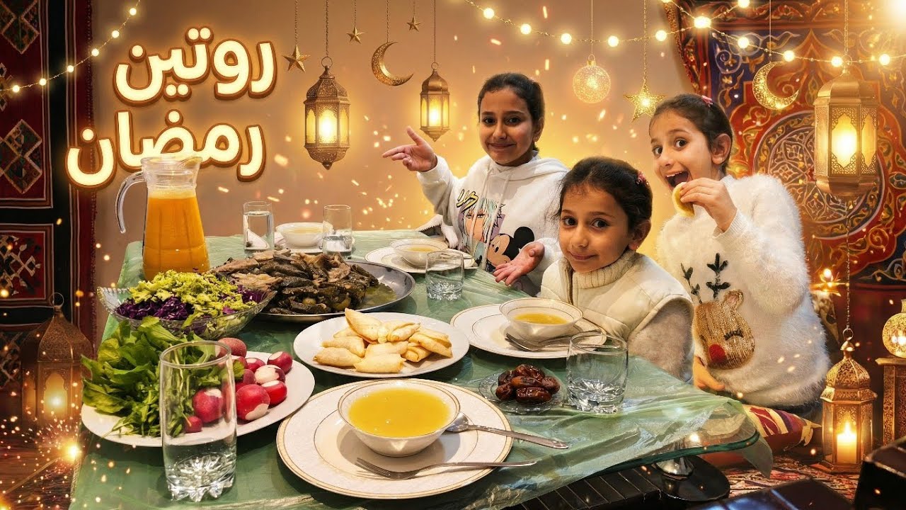 روتين اول ايام رمضان 2026 مع اليانا والين 😍 وضعنا في رمضان 🤔