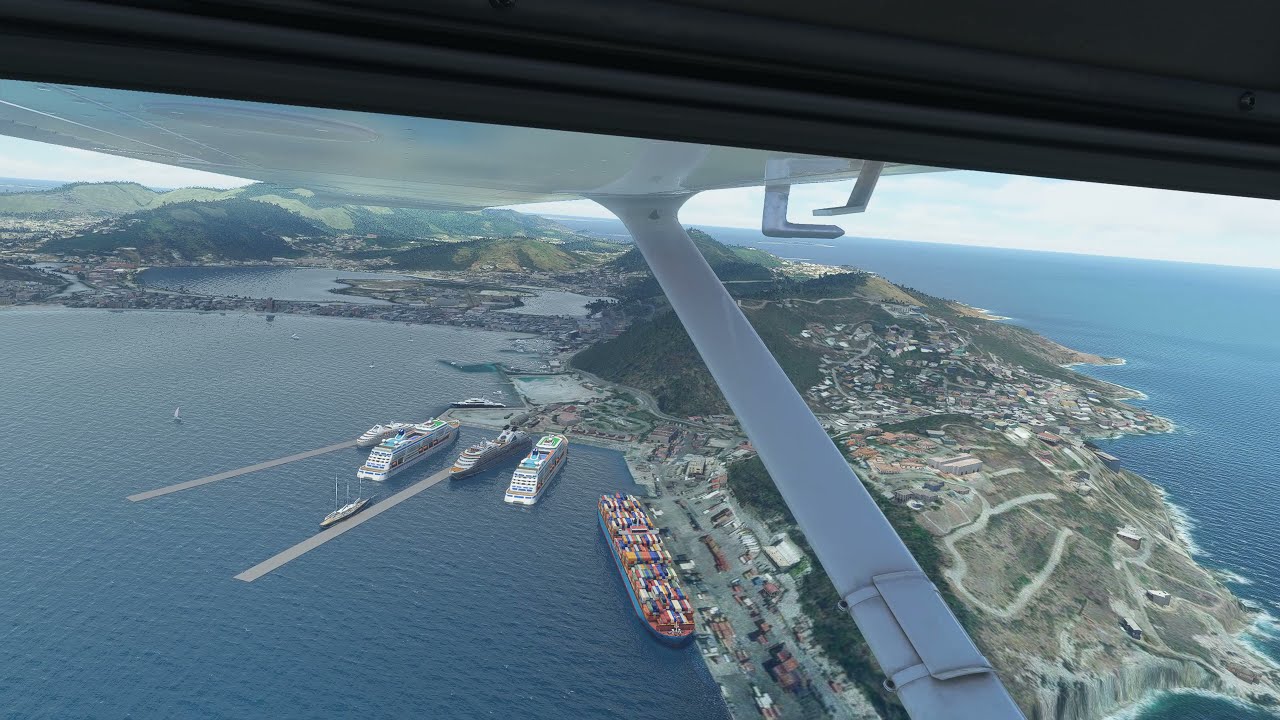 Microsoft Flight Simulator - Caribbean: Ships at St. Martin and Anguilla!