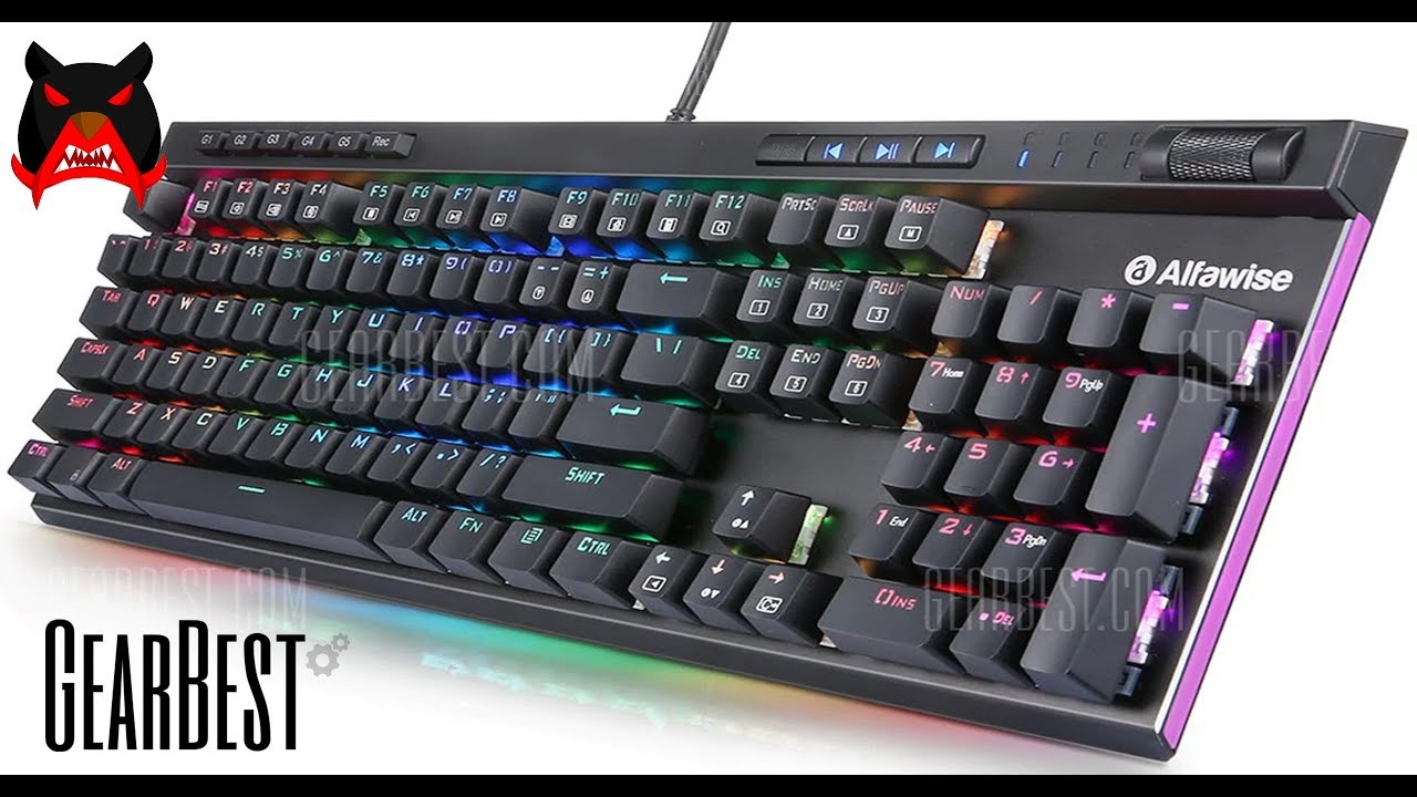 Alfawise V2 Mechanical Keyboard - מקלדת גיימינג מכאנית צבעונית בפחות מ-200 ש