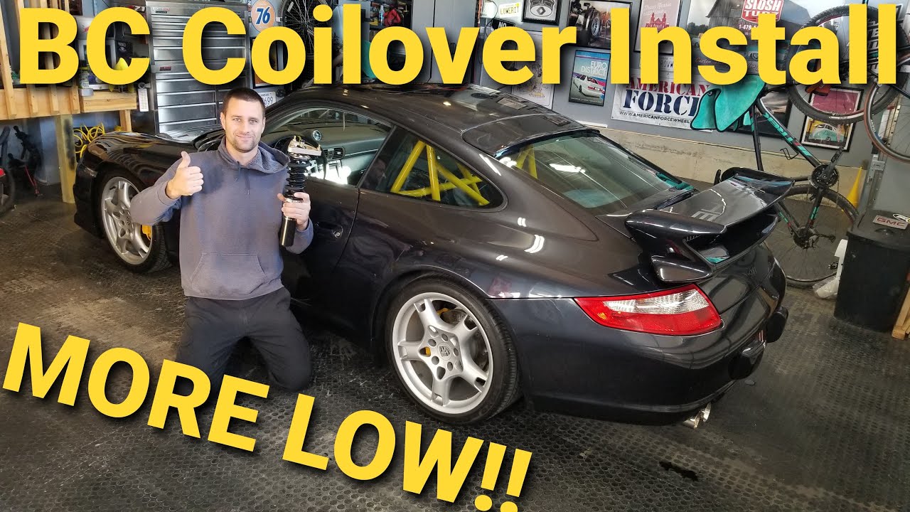 More LOW With BC Coilovers Porsche 911 997.1 Install