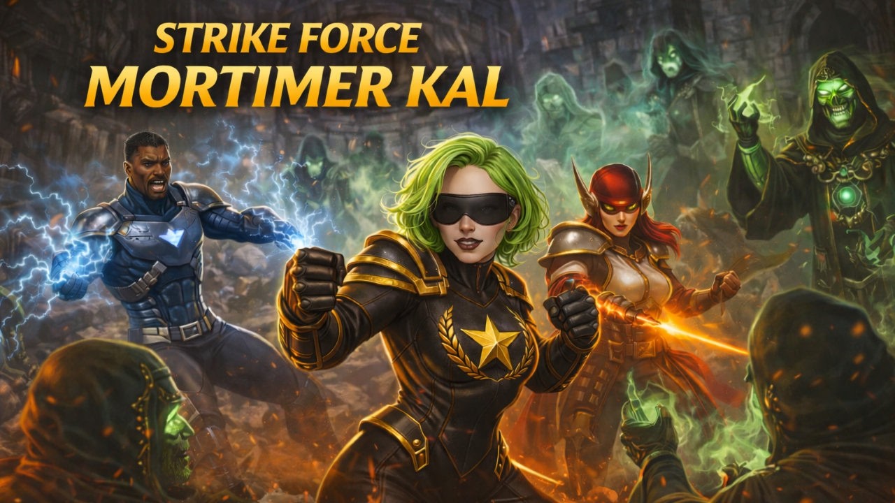 Mortimer Kal Strike Force (Villain) +5×8 Hardcore | Fire and the Flames | City of Heroes Homecoming