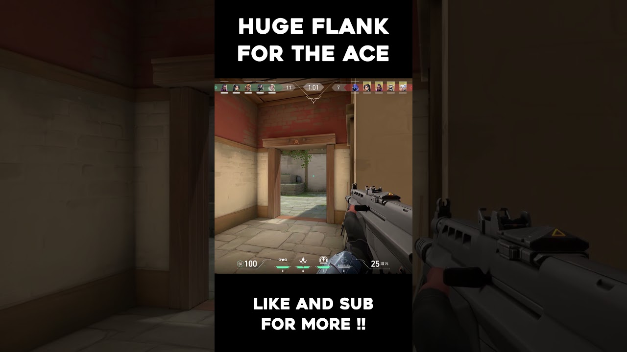 HUGE FLANK FOR THE ACE!! - Valorant
