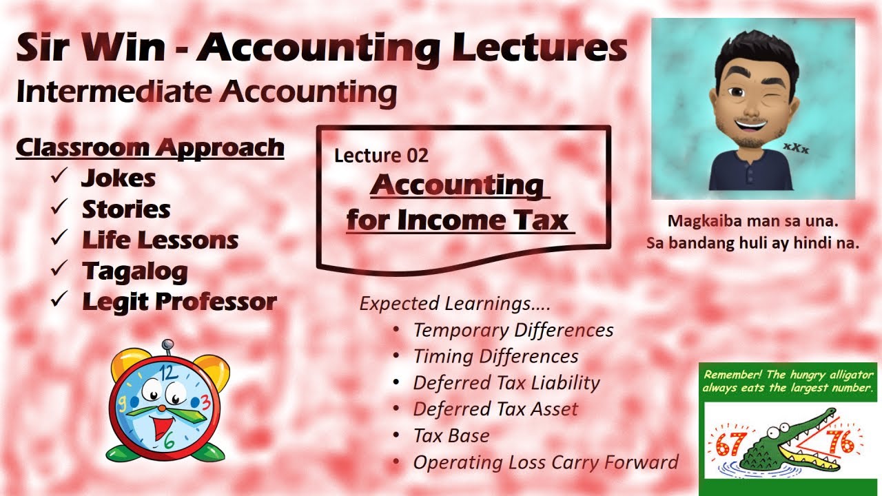 Lecture 02: Temporary Differences. Accounting for Income Tax. [Intermediate Accounting]