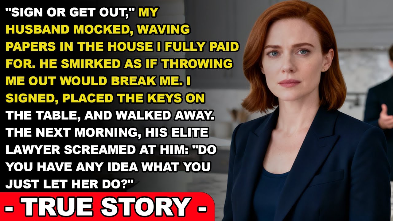 My Husband Made Me Sign Away Everything — Until A Lawyer Revealed The Trap