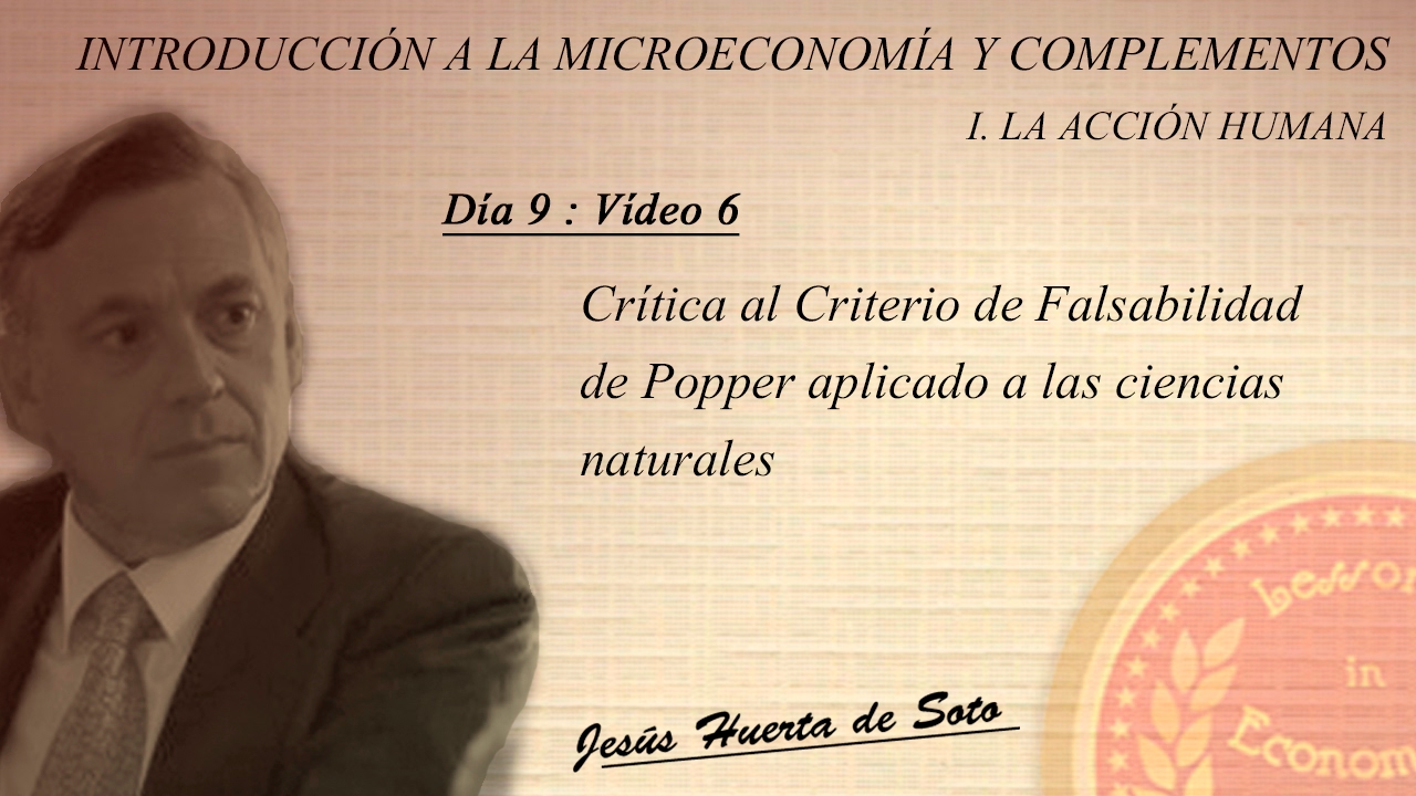 D9:V6 |  Cr&iacute;tica al Criterio de Falsabilidad de Popper aplicado a las ciencias naturales