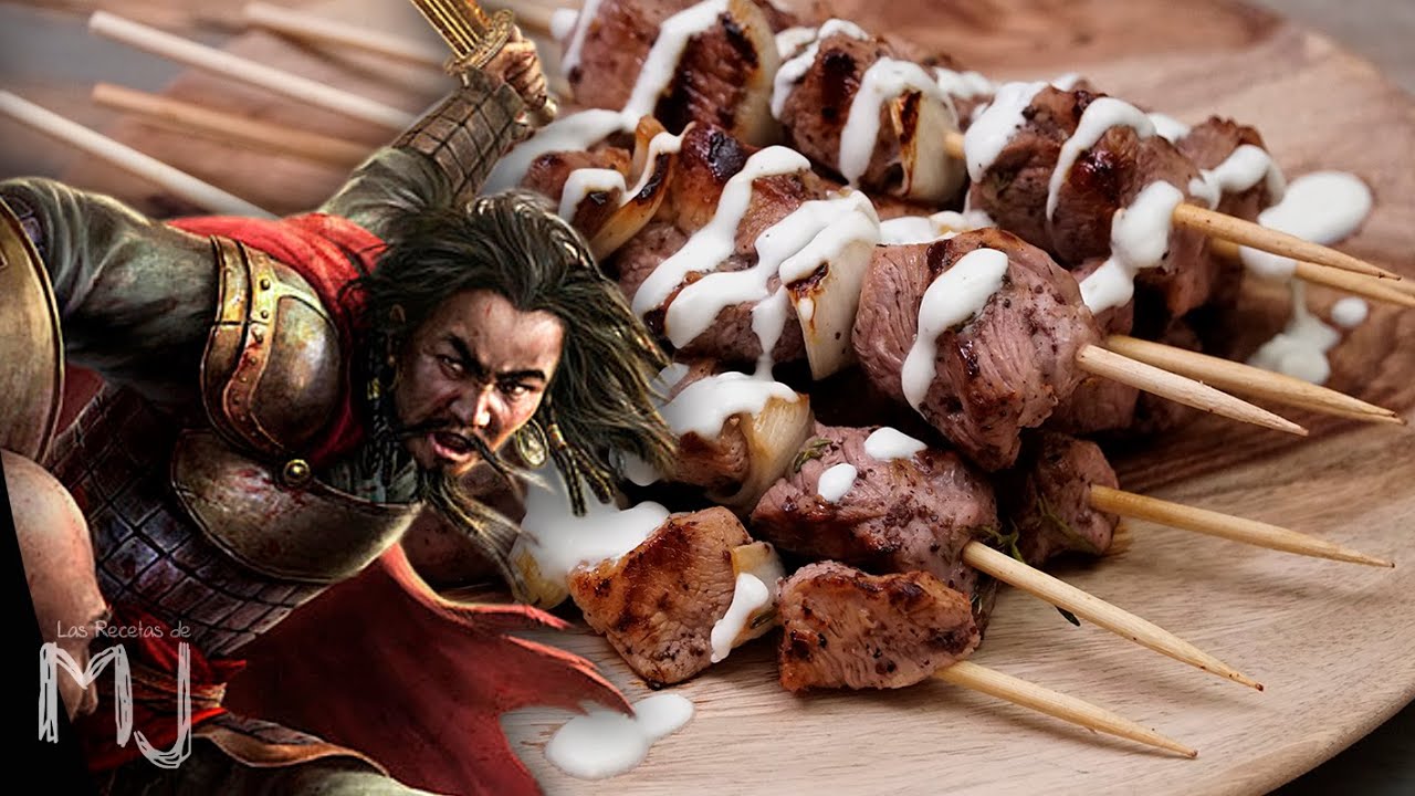 ASÍ COMÍA GENGIS KAN | Brochetas de carne al estilo mongol