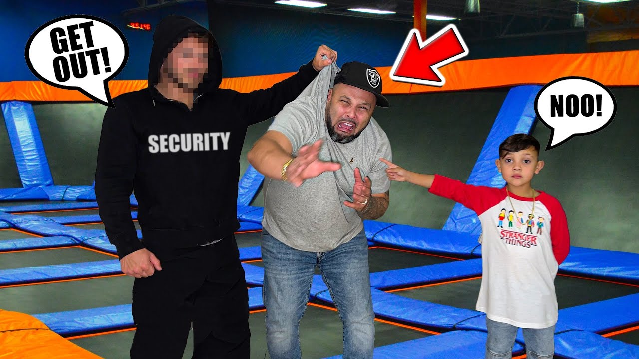 He Got KICKED OUT From The TRAMPOLINE PARK...