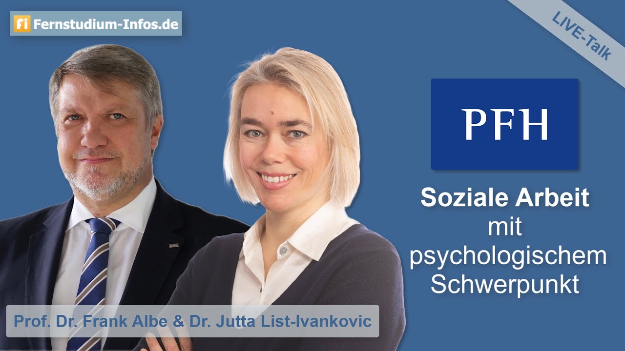 Was macht das Fernstudium B.A. Soziale Arbeit der PFH mit seinem psychologischen Schwerpunkt aus?