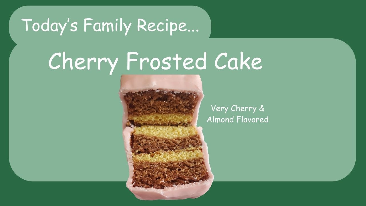 Cherry Frosting Cake