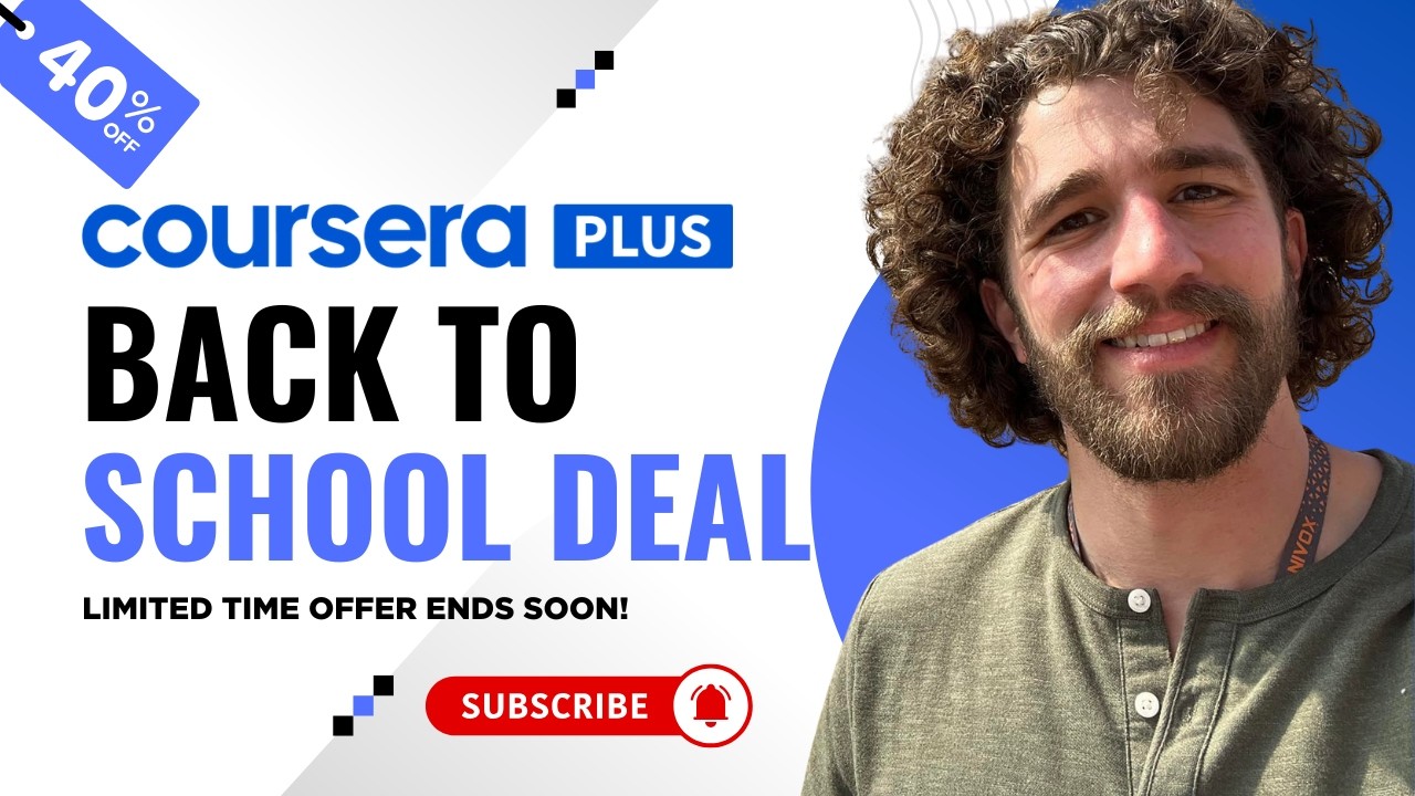Coursera Plus Back to School Deal (2026) | Save 40% on Coursera Plus