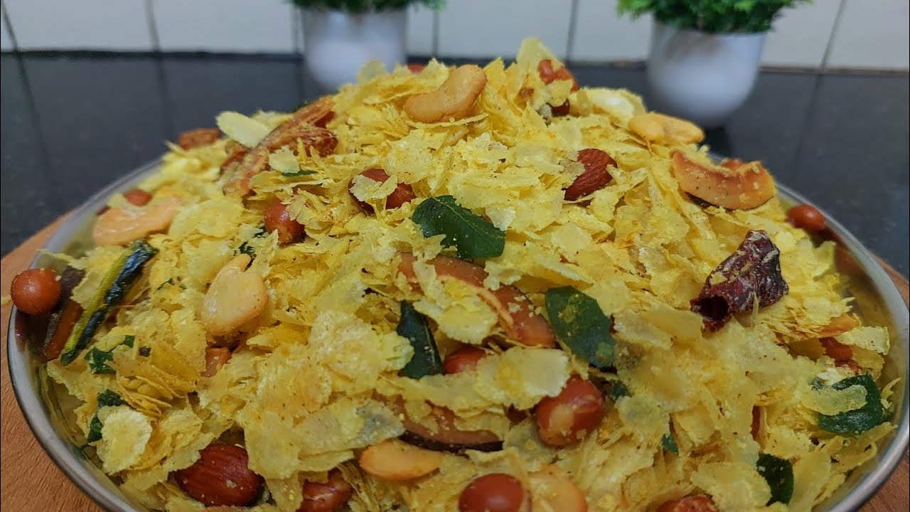 Paper avalakki mixture ಪೇಪರ್ ಅವಲಕ್ಕಿ ಒಗ್ಗರಣೆ sihikitchen #foodblogging #foodforfoodies #food 