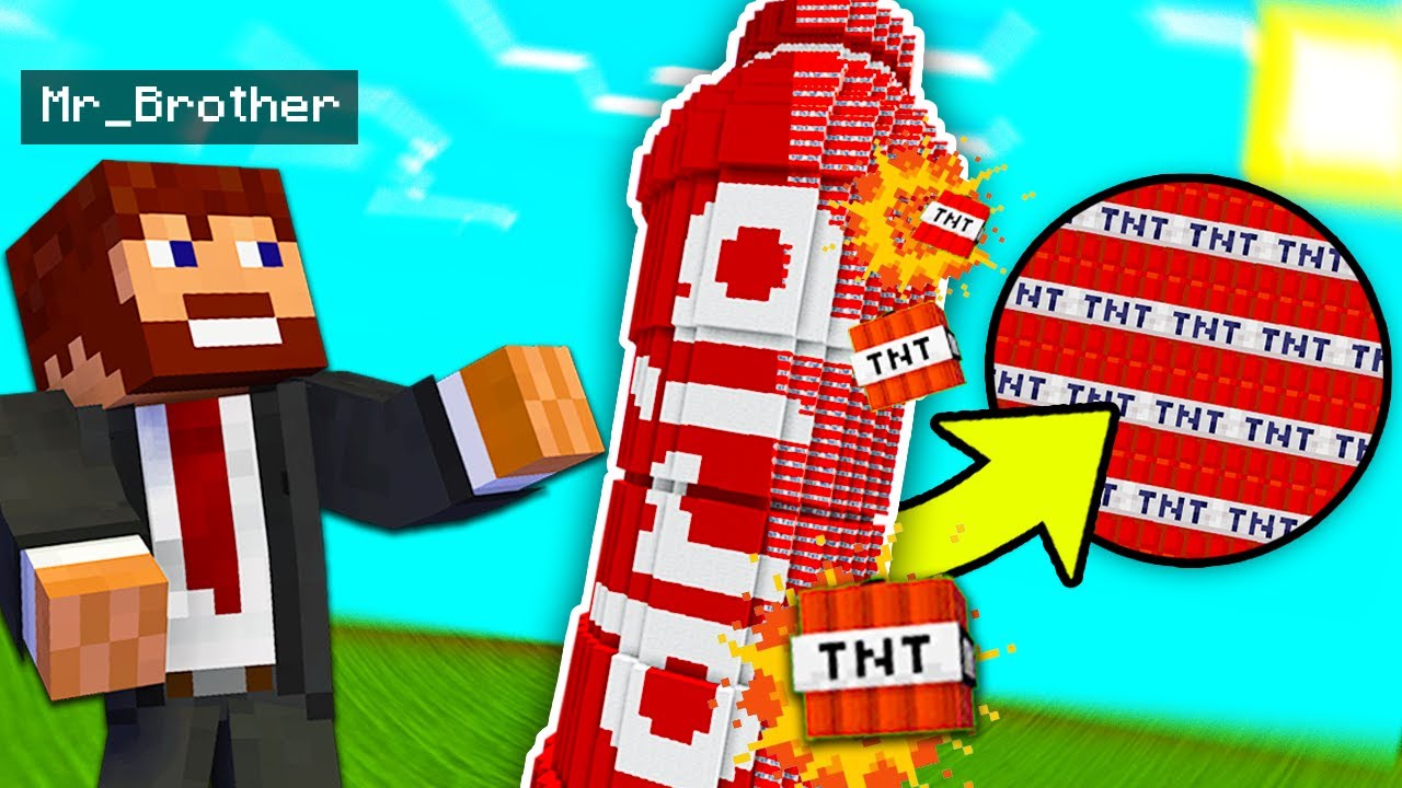 Mudjin DRIP vs 1.000.000 TNT u Minecraftu