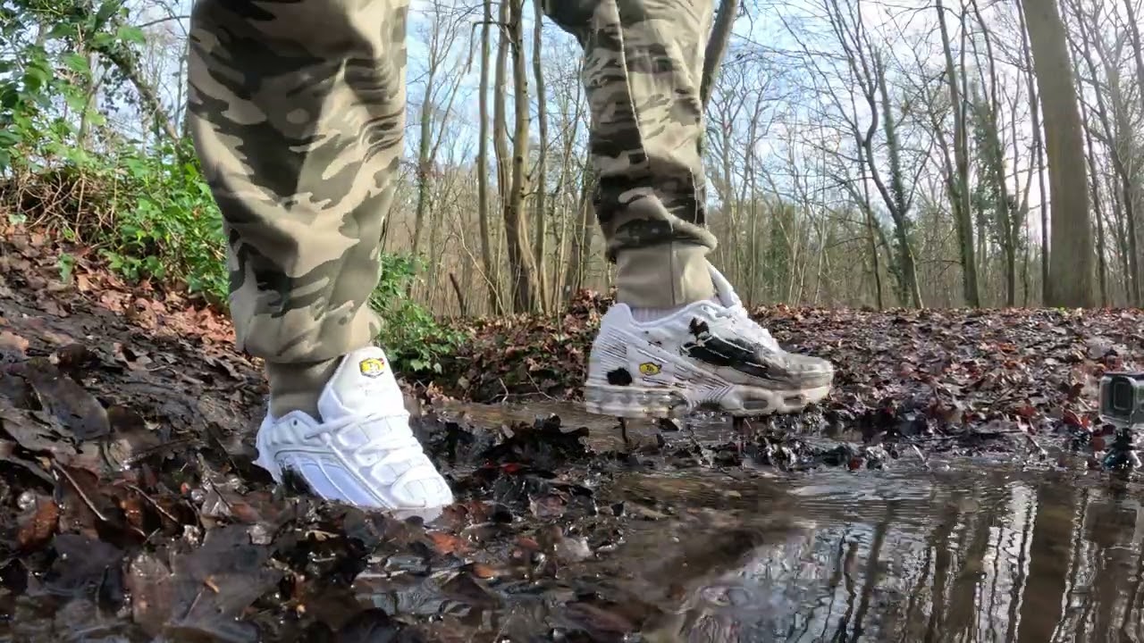 NIKE TN 3 BLANCHES TOUTES NEUVES DIRECT DANS LA BOUE - VIDEO DEDIEE A TKS / PARTIE 1