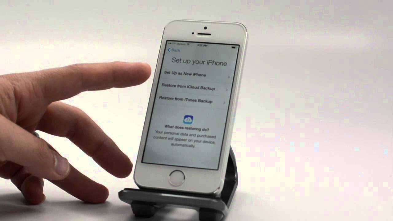 iPhone 5S Setup Guide
