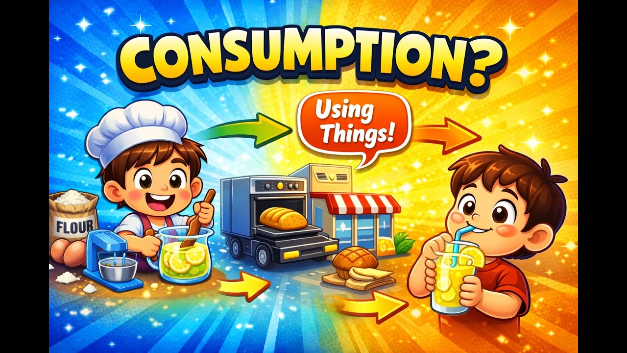 What Is Consumption? | Consumption Explained for Kids | SMART KIDS LEARN BUSINESS,