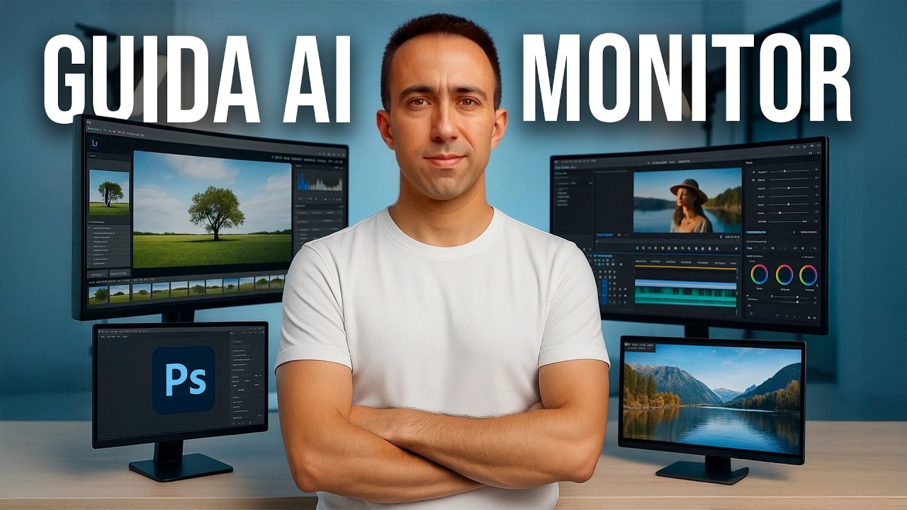 QUALE MONITOR SCEGLIERE per EDITING FOTO, VIDEO e PRODUTTIVITÀ nel 2024? Feat. AOC U32U3CV