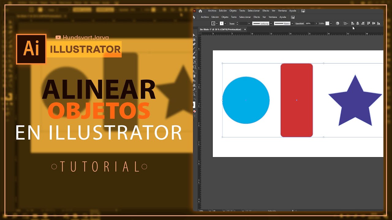 COMO ALINEAR OBJETOS EN ILLUSTRATOR @HundsvartJarva