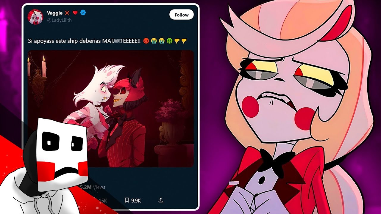 CakePlayer ES CRITICADO EN EL V&Iacute;DEO EL FANDOM de HAZBIN HOTEL es PERTURBADOR