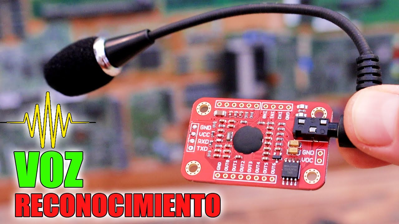 Módulo Reconocimiento De Voz - 255 Comandos + UART