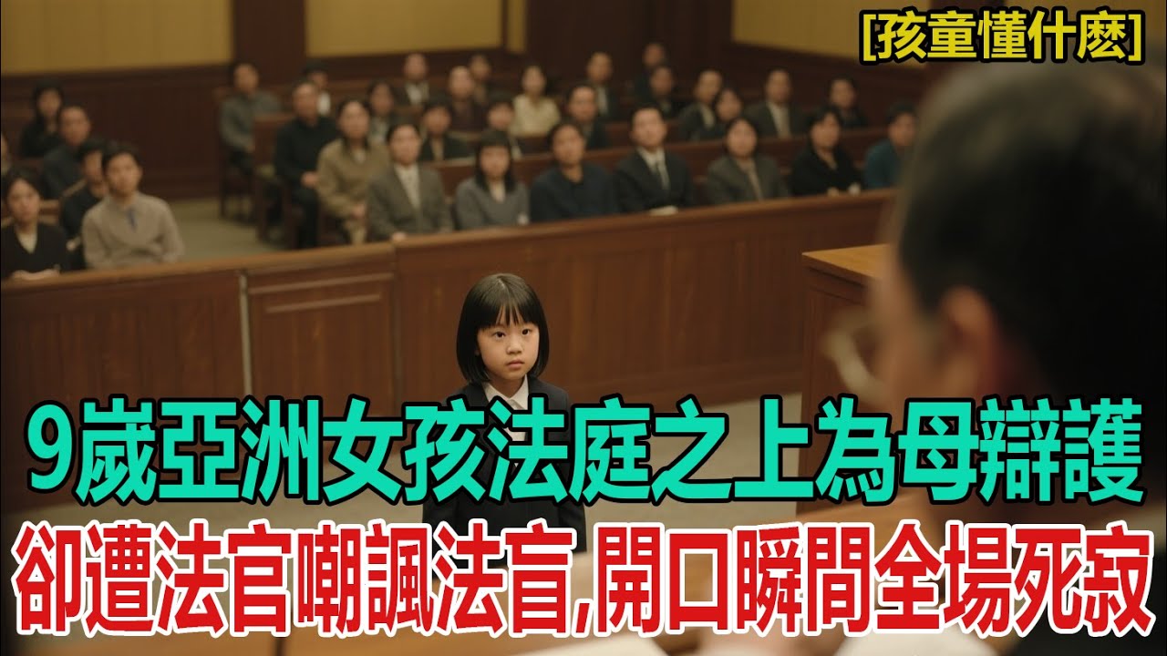 “孩童懂什麼？”9歲亞洲女孩遭法官嘲讽法盲，法庭之上為母辯護，開口瞬間全場死寂