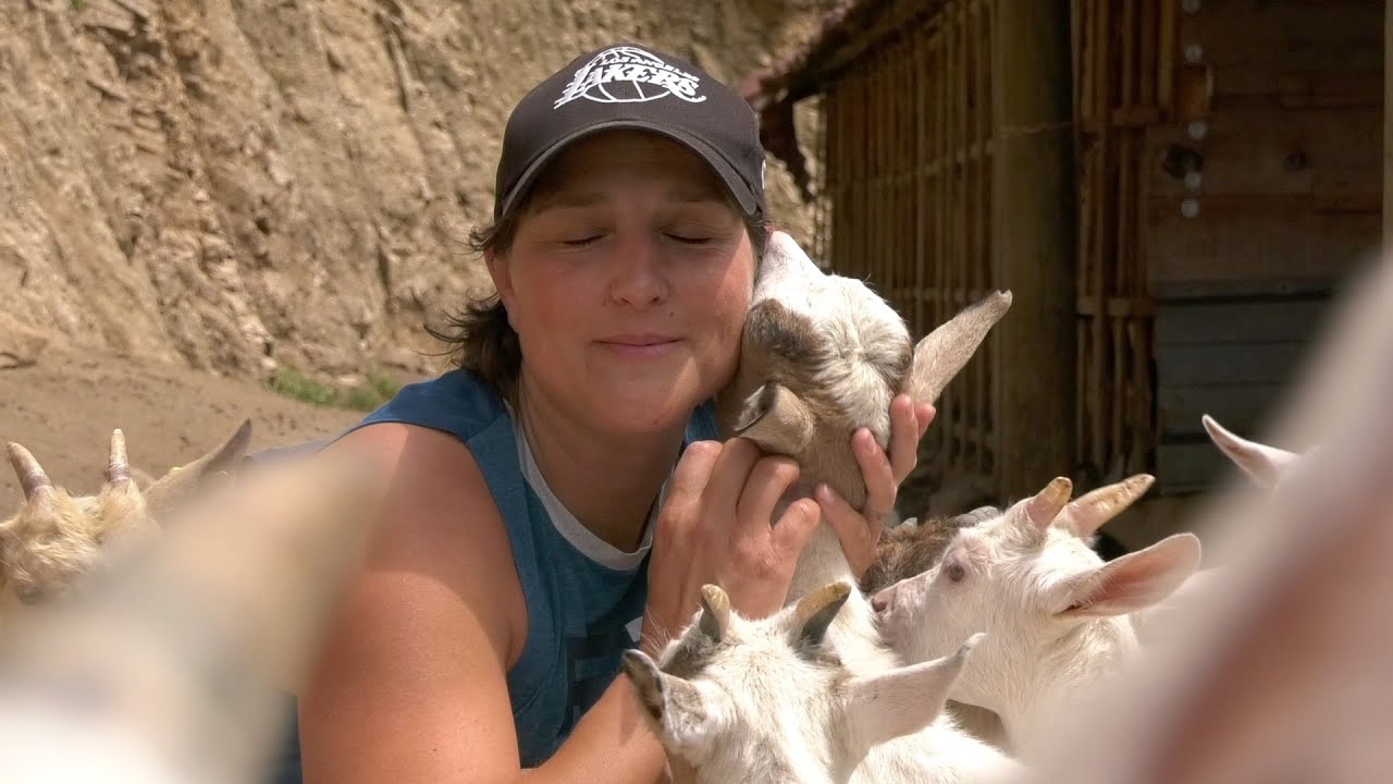Rencontre avec une chevrière à Vero