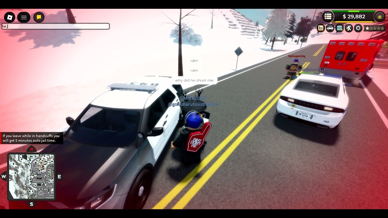 Emergency Reponse: Liberty County | Police man rdms me for doing nothing