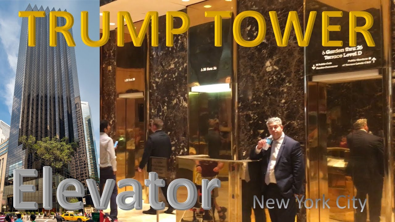 Elevator @ TRUMP TOWER NYC - Manhattan NY