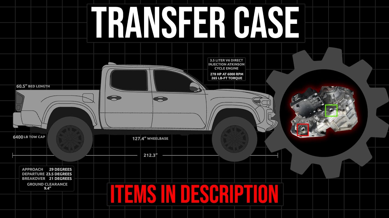 How to Replace Transfer Case Fluid Tacoma 3rd Gen