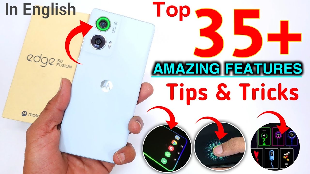 Moto Edge 50 Fusion 5G Tips And Tricks | Moto Edge 50 Fusion Hidden Features/ In English