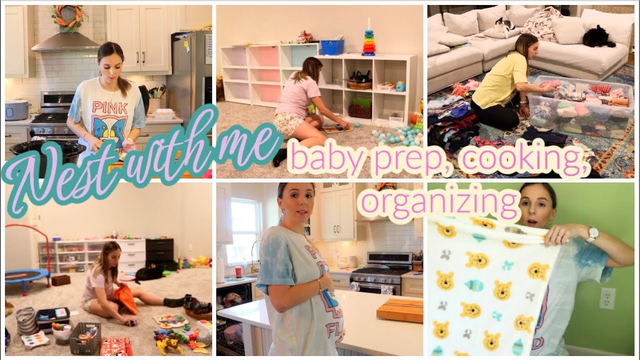 NEST WITH ME 31 WEEKS PREGNANT! BABY PREP, COOKING, ORGANIZING, BABY HAUL