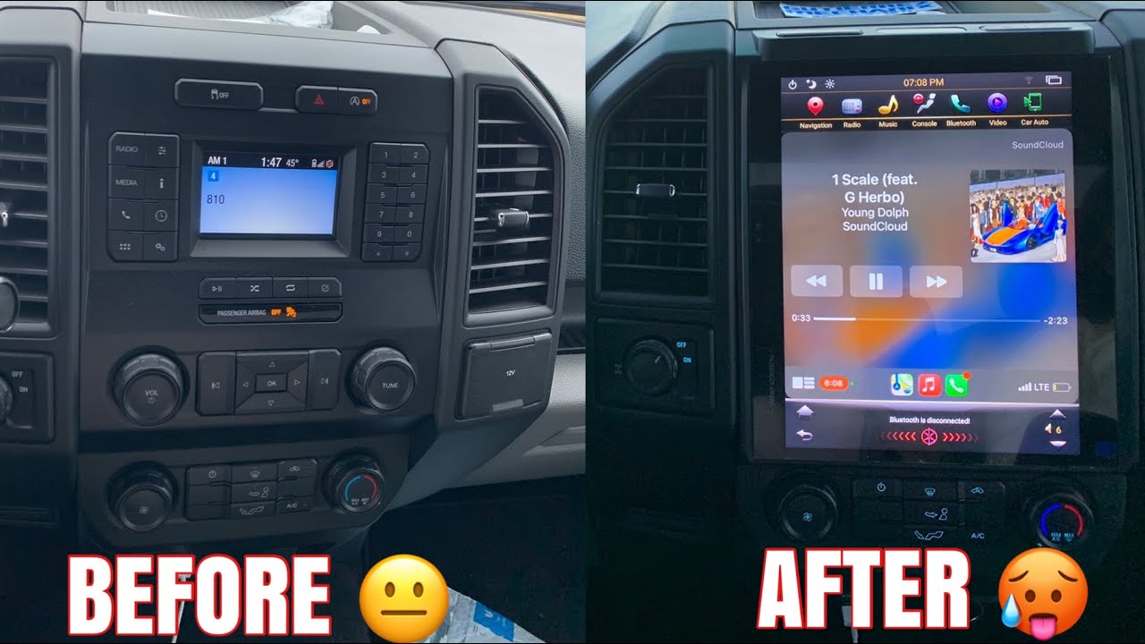 SUPERCHARGED F-150 GETS 12” TESLA STYLE PHEONIX AUDIO SCREEN (15-20)