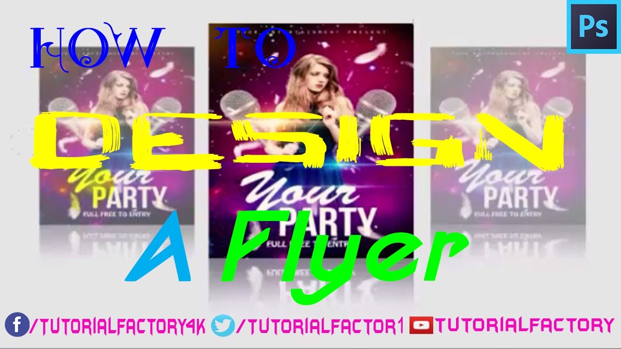 How To Design A Professional Flyer in Photoshop CC