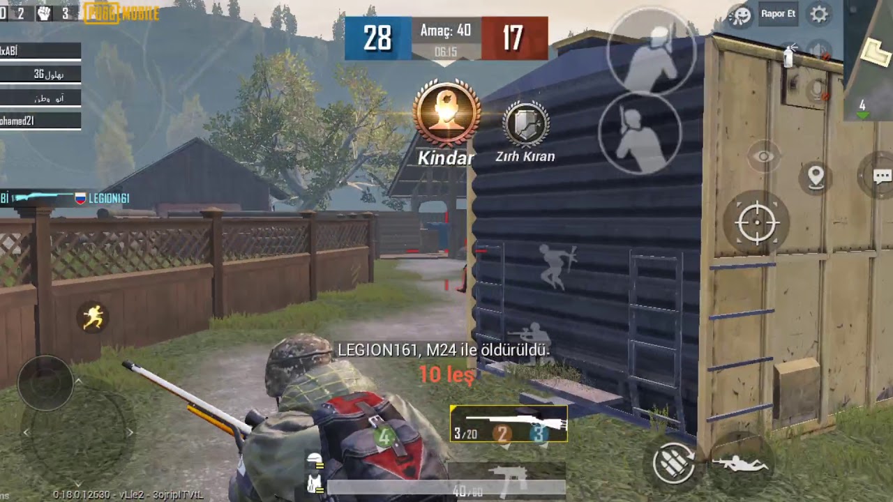 Vivo Qoo U2 pubg mobile test gameplay sniper m24
