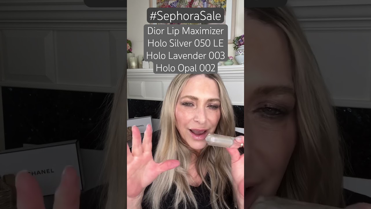 Dior Lip Maximizer Holo Silver #holidaymakeup #sephorasale #diorbeauty #lipgloss #dior