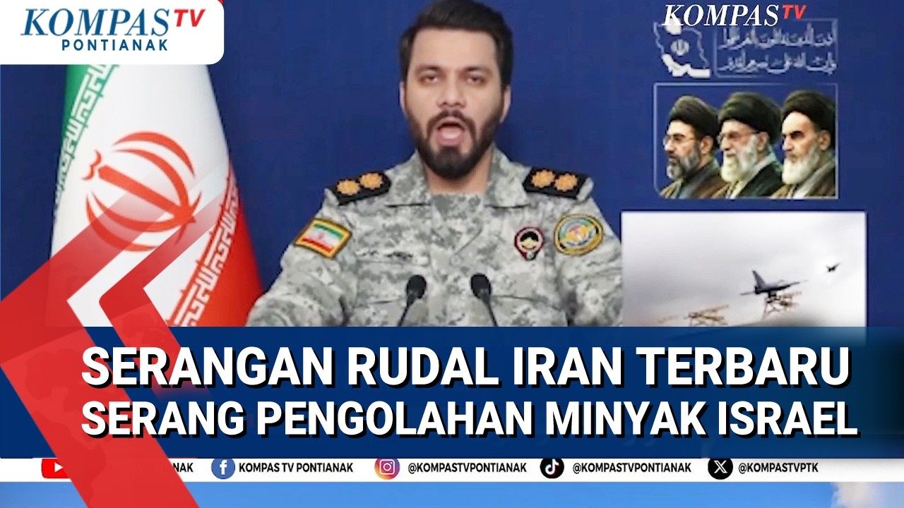 Iran Luncurkan Serangan Rudal Balasan Terbaru Serang Pengolahan Minyak Israel di Haifa
