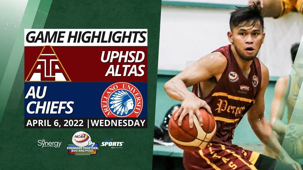 UPHSD Altas vs AU Chiefs | NCAA Season 97 GAME HIGHLIGHTS | April 6, 2022