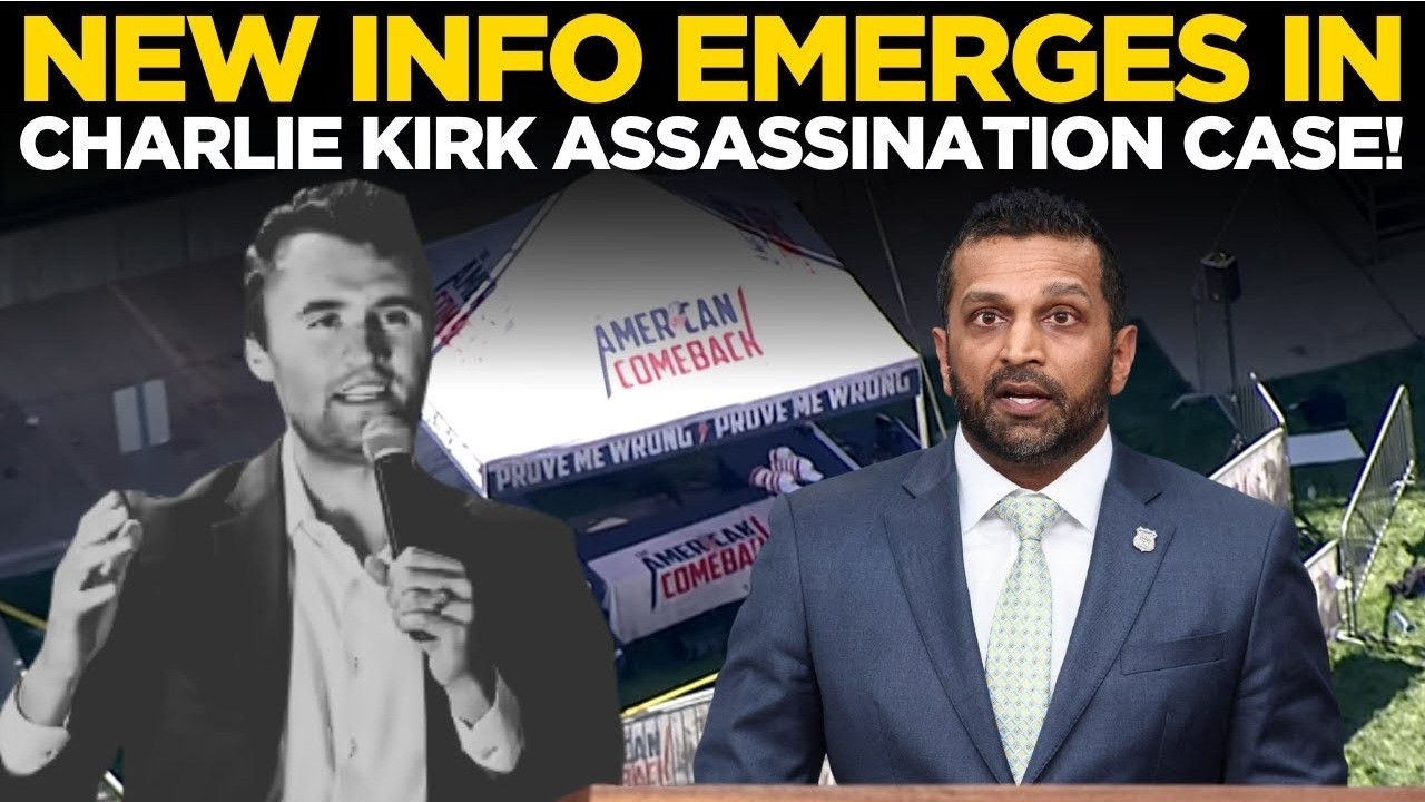 Kash Patel Live | Patel Shares New Claims on the Charlie Kirk Case | Shocking New Revelation | Watch