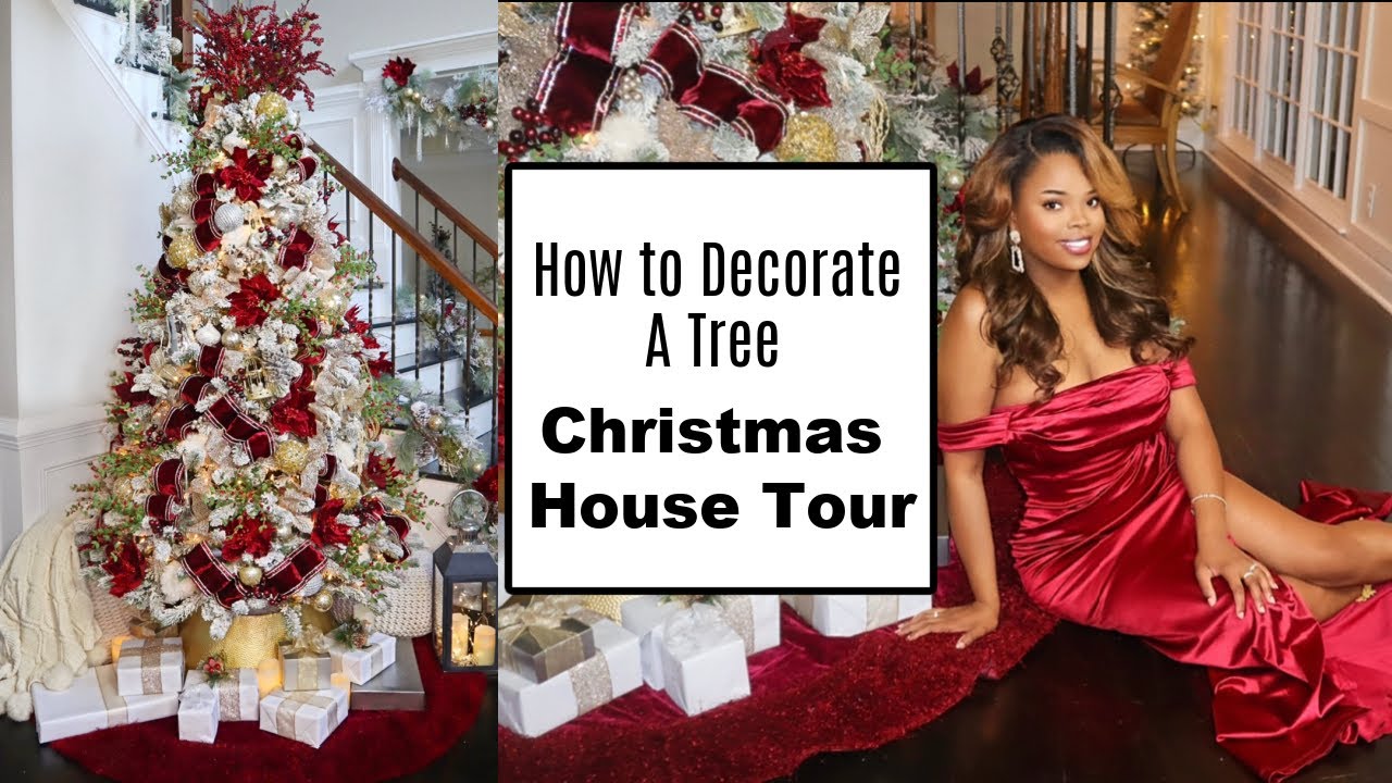 How to Decorate A Tree| Christmas House Tour 2020
