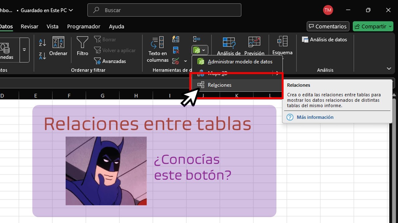 Resumen Relaciones entre Tablas