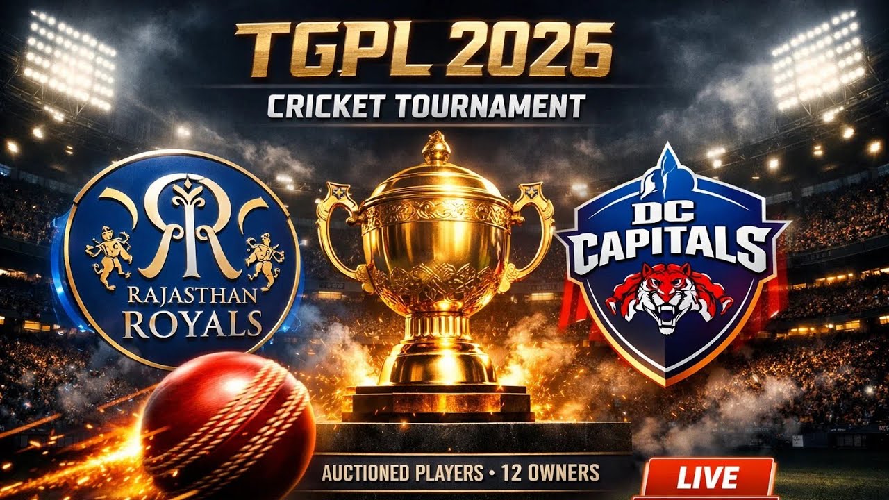 🔥 TGPL 2026 MINI IPL LIVE — SUPER FIRE CLASH! 🔥LSG vs  MI | DC vs RR | Cricket 26 Gameplay 🏏 | தமிழ்