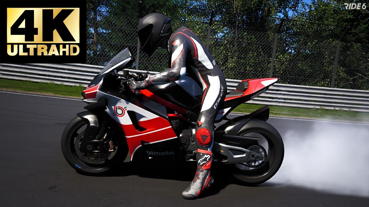 RIDE 6 - Replay-Bimota KB998 Rimini 2024-Nurburgring Nordschleife REMASTER-4K PC 60 FPS